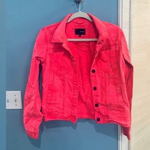 Hurley Pink Jean Jacket size L